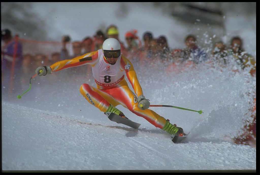Franz Heinzer ad Albertville 1992, località Val d’Isere ©Pentaphoto
