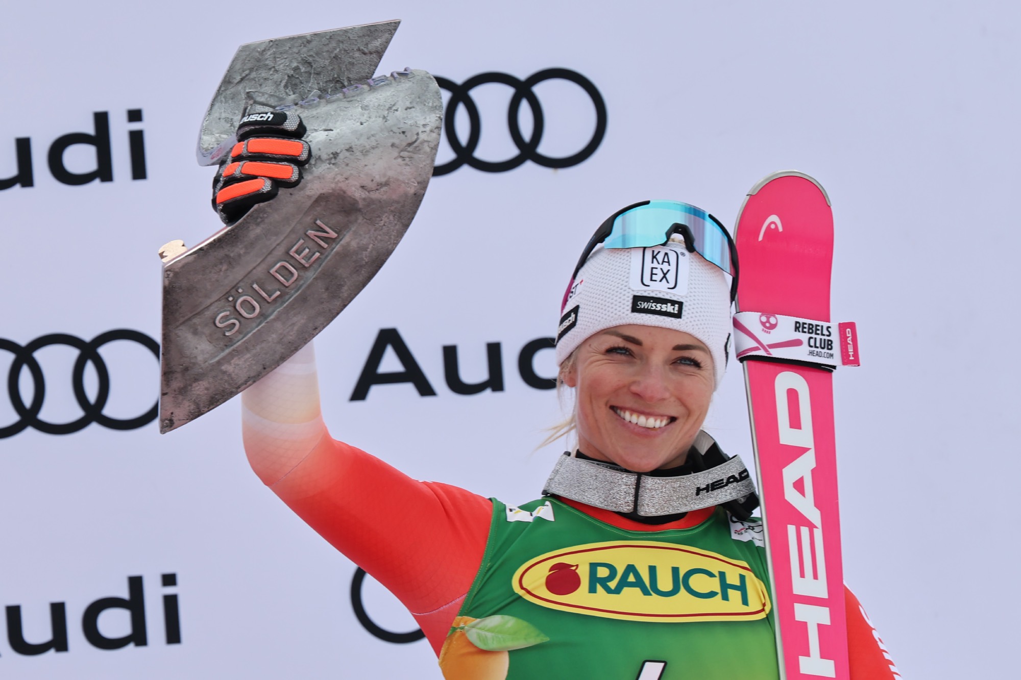 Lara Gut-Behrami a Sölden 2025. La stagione era iniziata benissimo per lei, con il 3° posto sul Rettenbach. Poi... ©Pentaphoto