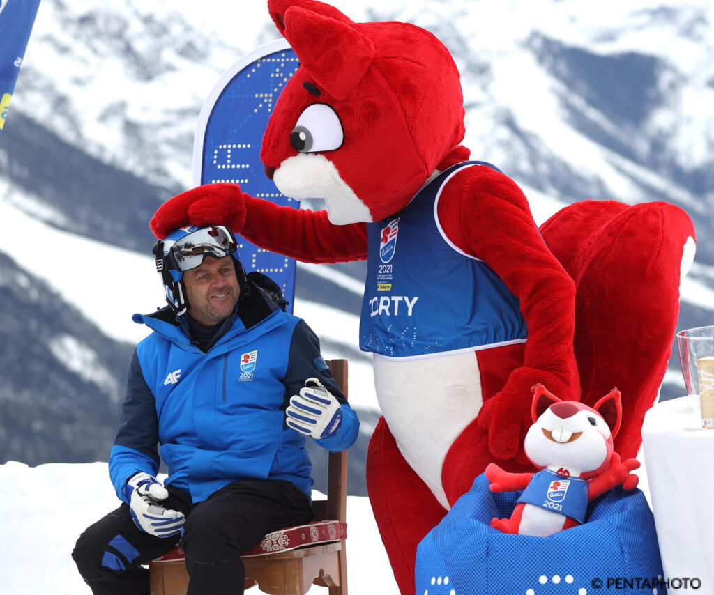 Alberto Ghezze ai Mondiali di Cortina d’Ampezzo 2021 ©Pentaphoto