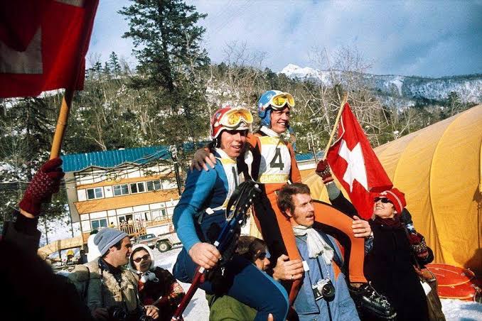 Collombin-Russi a Sapporo 1972, Giochi Olimpici. Argento e oro in discesa