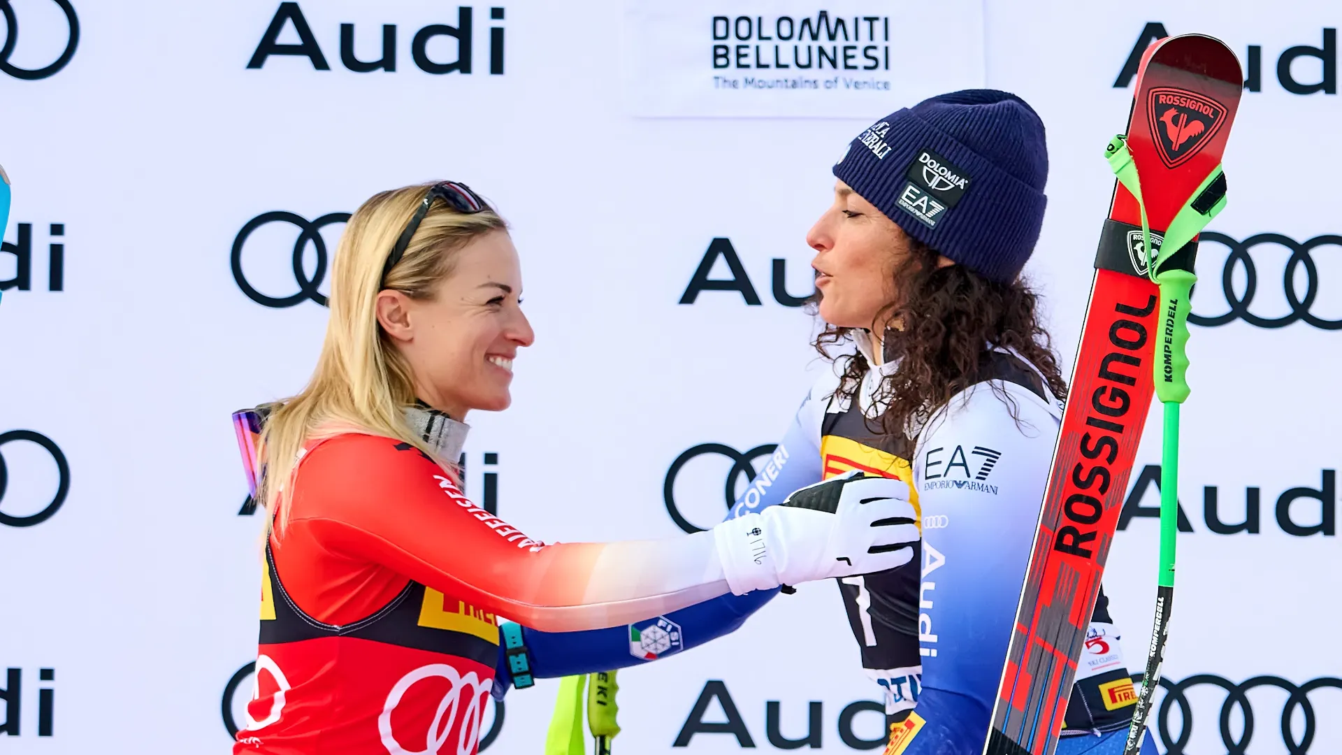Lara Gut-Behrami e Federica Brignone: rivalità, rispetto, forse anche amicizia sincera.