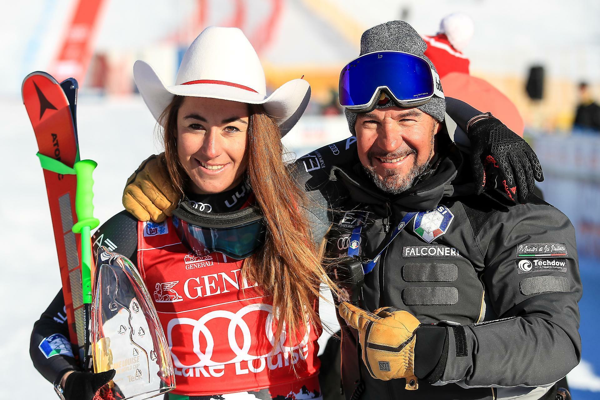 Sofia Goggia e Luca Agazzi ©Pentaphoto