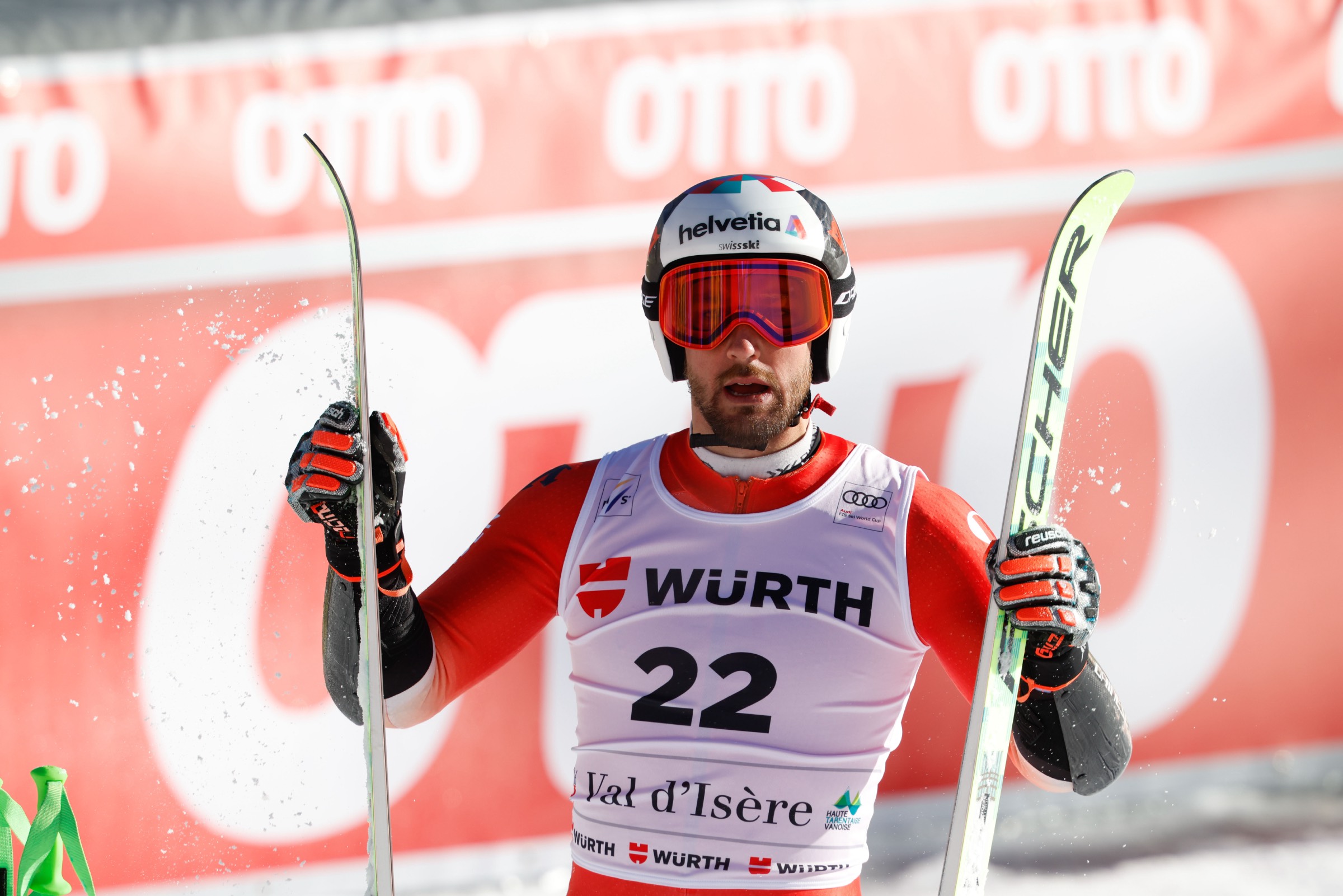 Luca Aerni, 33 anni, svizzero, podio in slalom e gigante in Coppa ©Pentaphoto