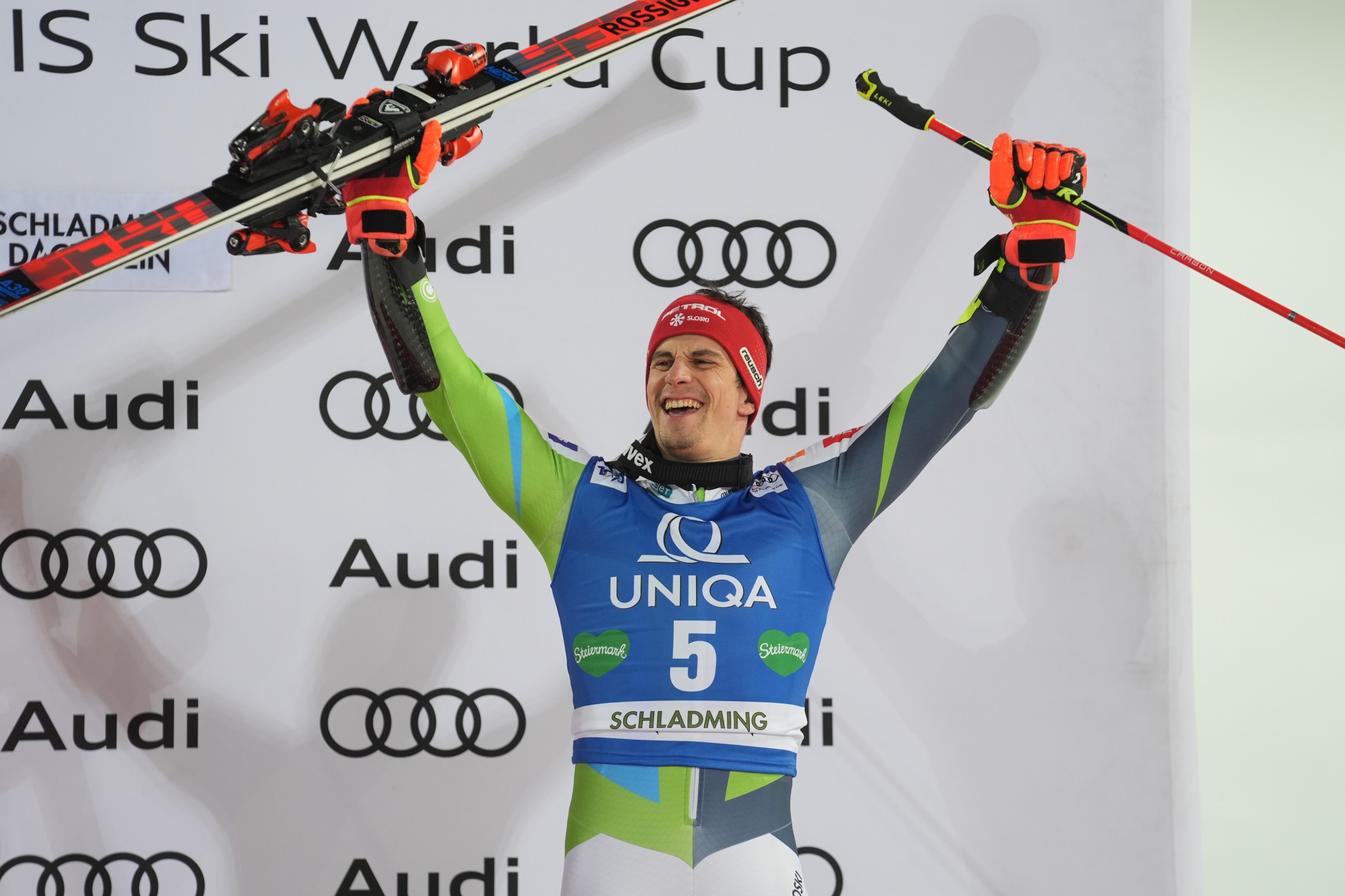 Zan Kranjec, 33 anni, sloveno, 2 vittorie e 15 podi in Coppa del Mondo, argento olimpico in gigante a Beijing 2022 ©Pentaphoto