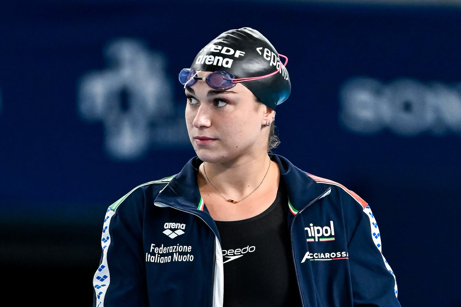 Bendetta Pilato, taratina, classe 2005, già oro europeo e iridato sui 100m rana ©FIN