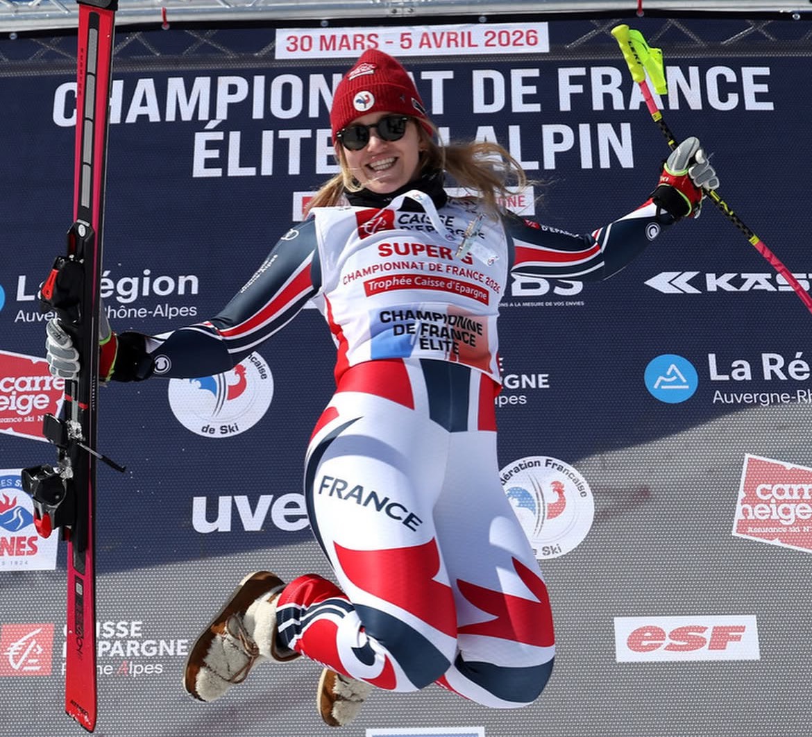 Camille Cerutti, un 5° posto in Coppa del Mondo in superG a Val d'Isere ©Instagram