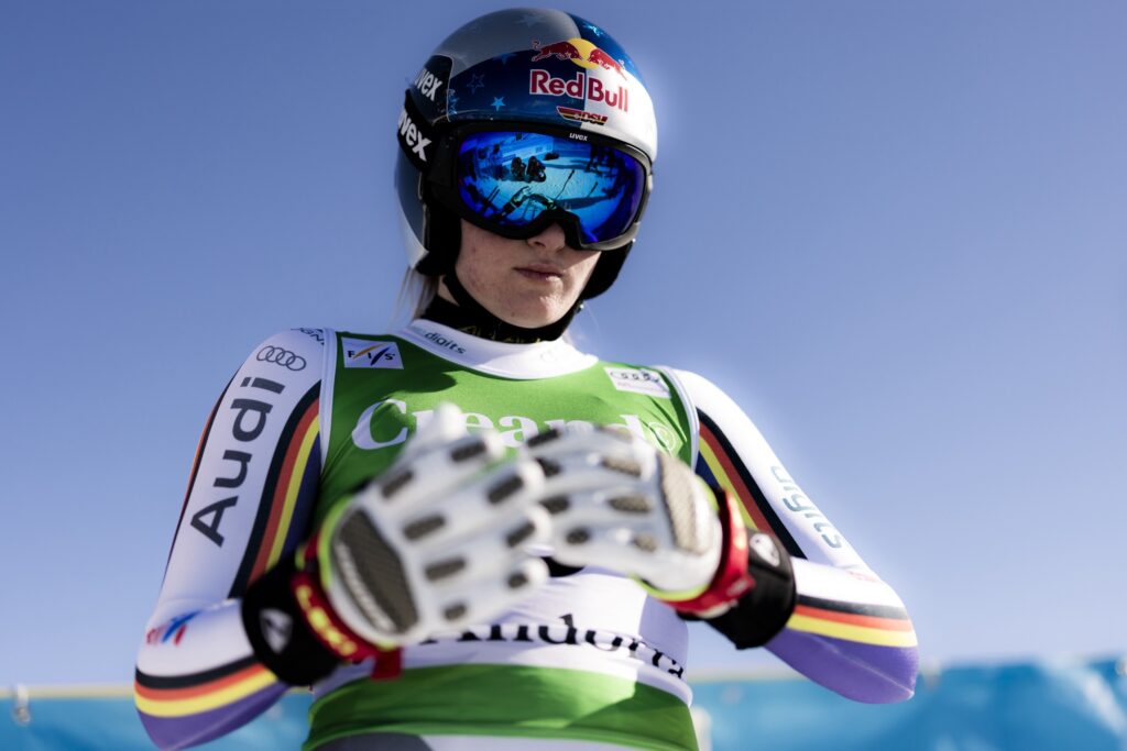 Emma Aicher, 22 anni, le manca solo il podio in slalom gigante in Coppa del Mondo ©Pentaphoto