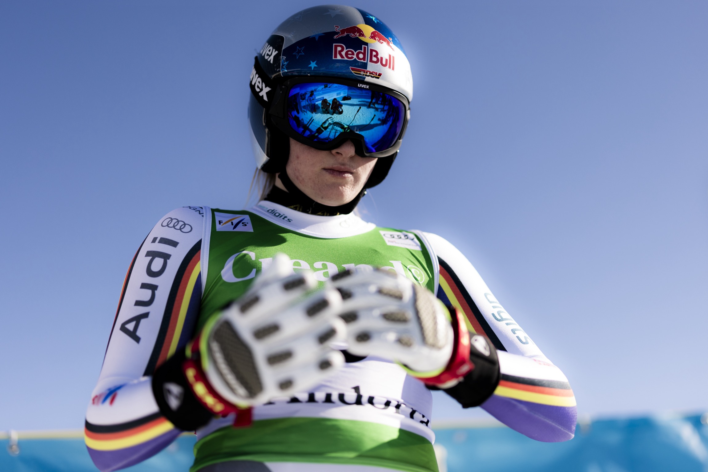 Emma Aicher, 22 anni, le manca solo il podio in slalom gigante in Coppa del Mondo ©Pentaphoto