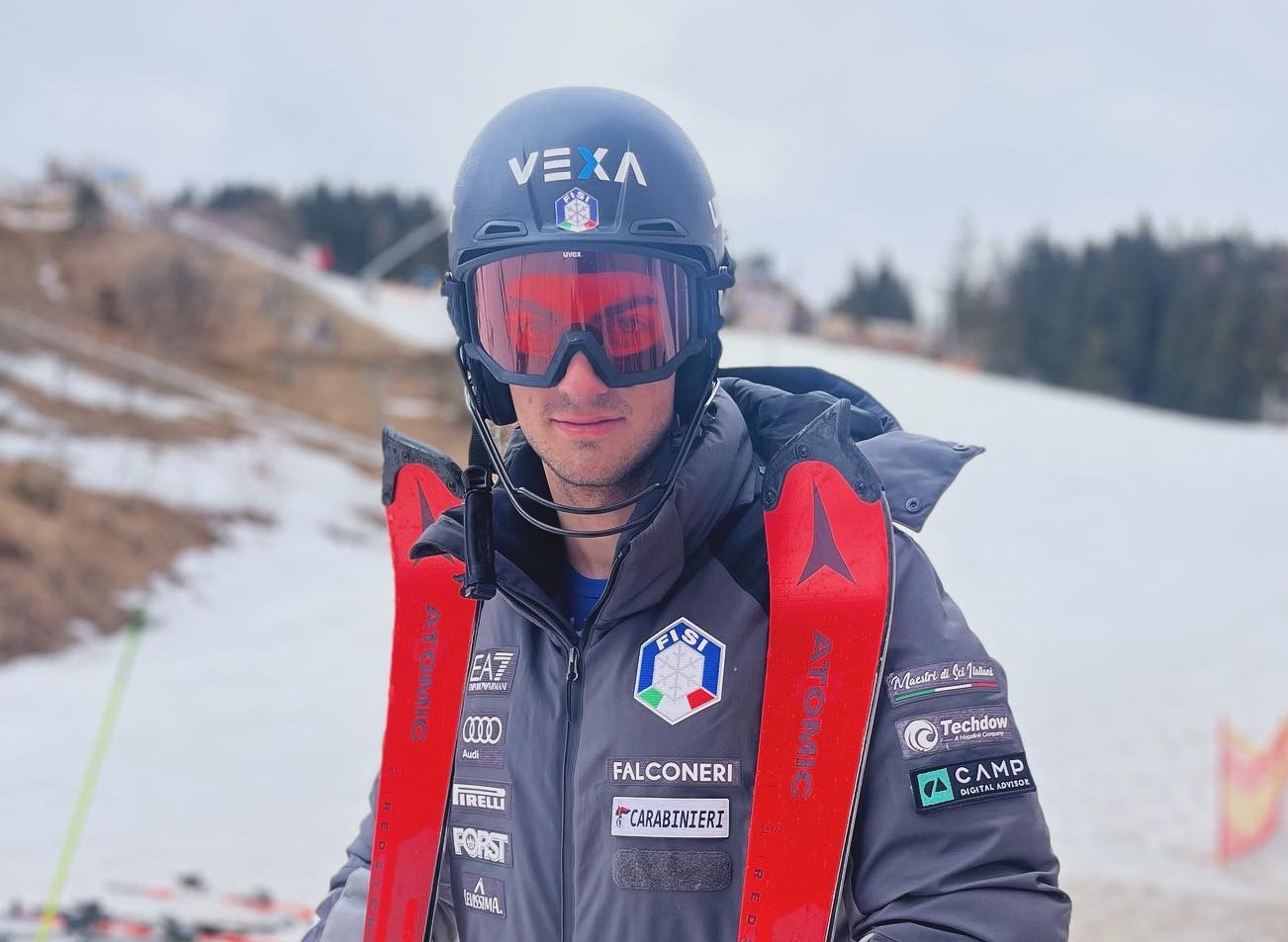 Federico Romele, campione italiano giovani di slalom nel 2025 ©Instagram