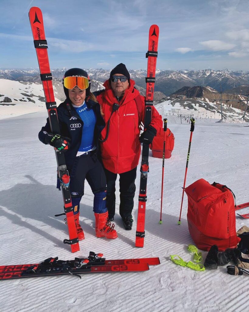 Sofia Goggia con Barnaba Greppi ©Instagram