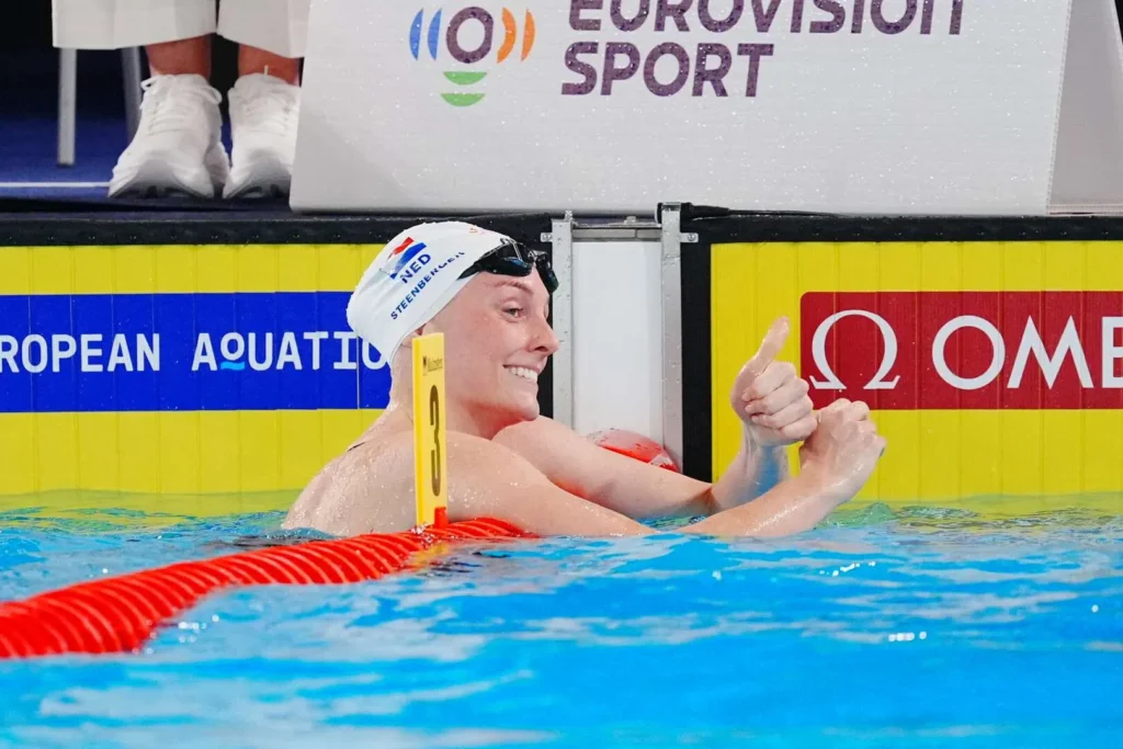 Marrit Steenbergen, bi-campionessa del mondo in carica sui 100m stile libero e primatista assoluta  in 51"68 ©European Aquatics 