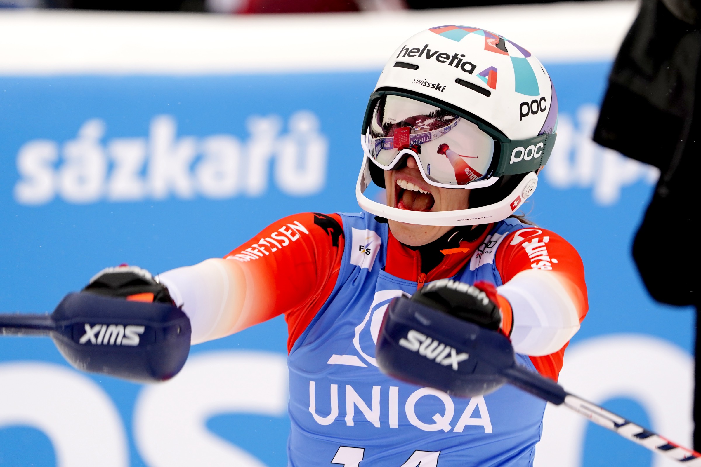 Michelle Gisin: 1 vittoria, 21 podi in tutte le specialità in Coppa del Mondo; 2 ori olimpici in combinata ©Pentaphoto