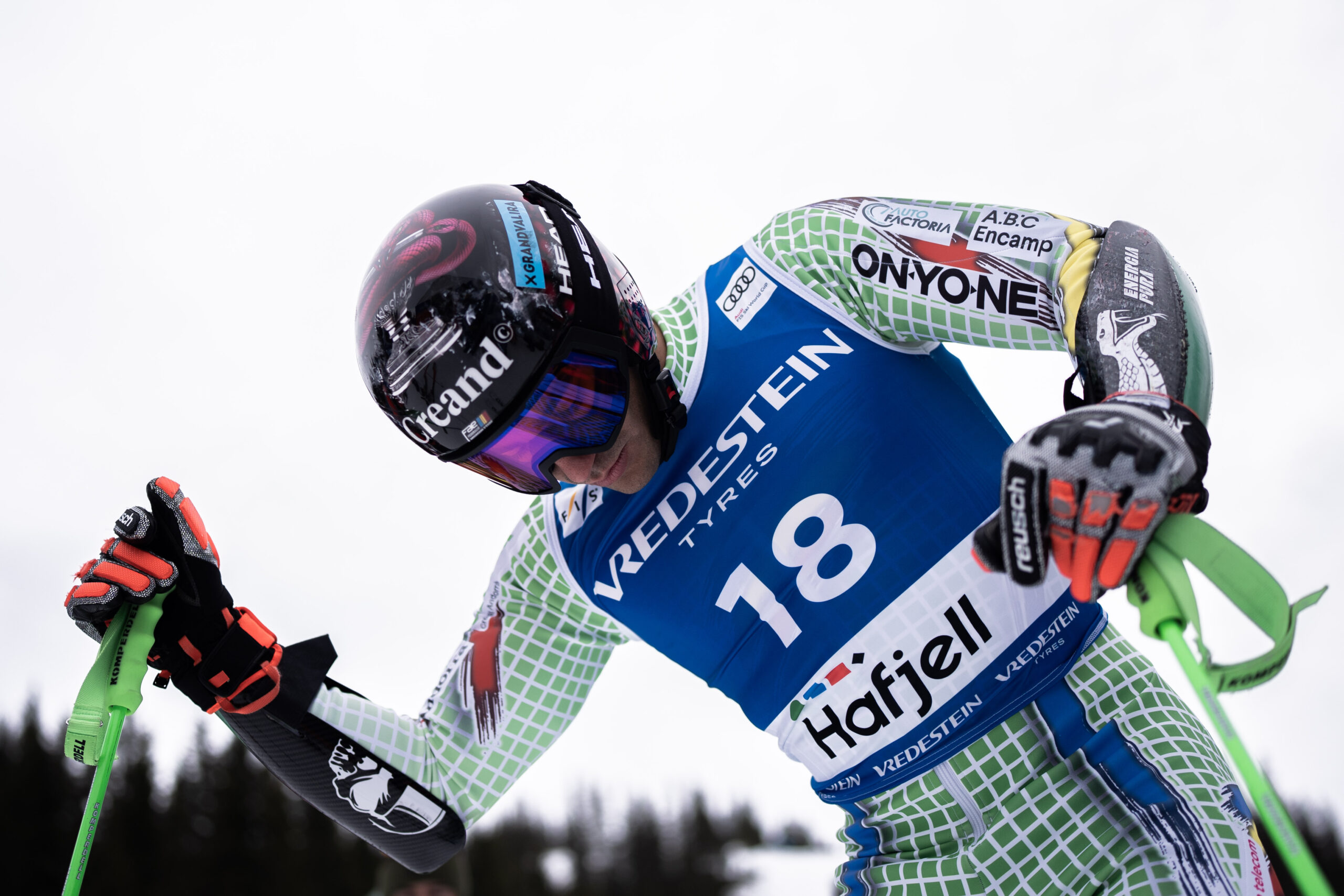 Joan Verdu, andorrano, 31 anni, due podi in gigante a Val d'Isere e Saalbach ©Pentaphoto