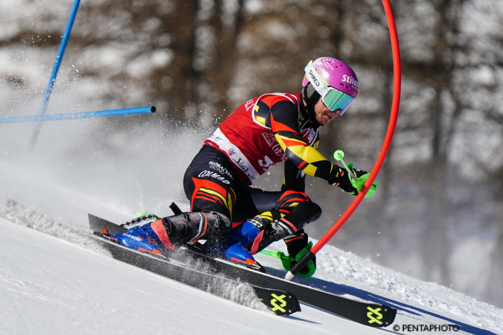 Sam Maes slalom-gigantista belga. Due 6° posti tra le porte larghe in Coppa del Mondo come miglior risultati. Entrambi nel 2026! ©Pentaphoto