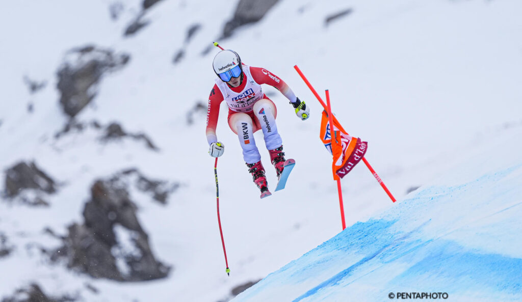 Malorie Blanc, 22 anni, oro iridato jr. in superG nel 2024  ©Pentaphoto