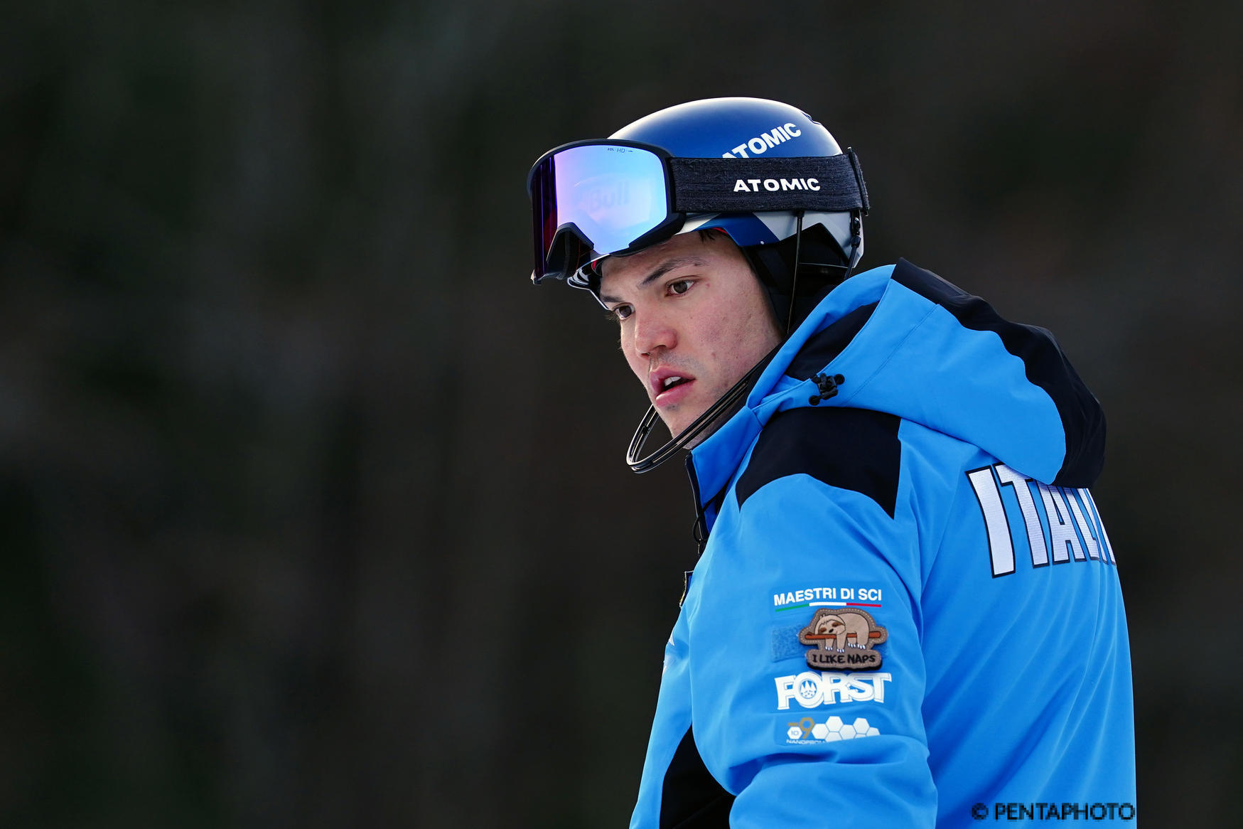 Alex Vinatzer,  bronzo iridato in slalom a Meribel/Courchevel 2023 ©Pentaphoto