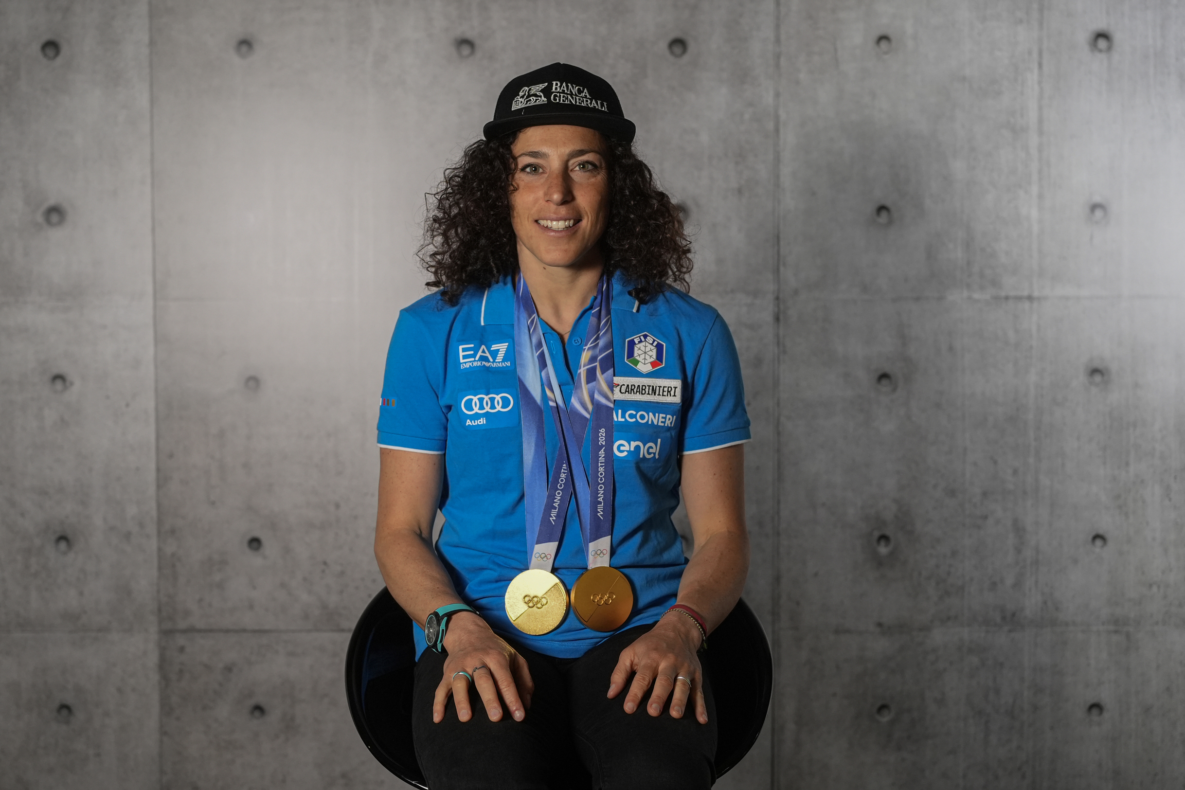 Federica Brignone, due ori olimpici (gigante e superG) a Milano-Cortina 2026 ©Pentaphoto