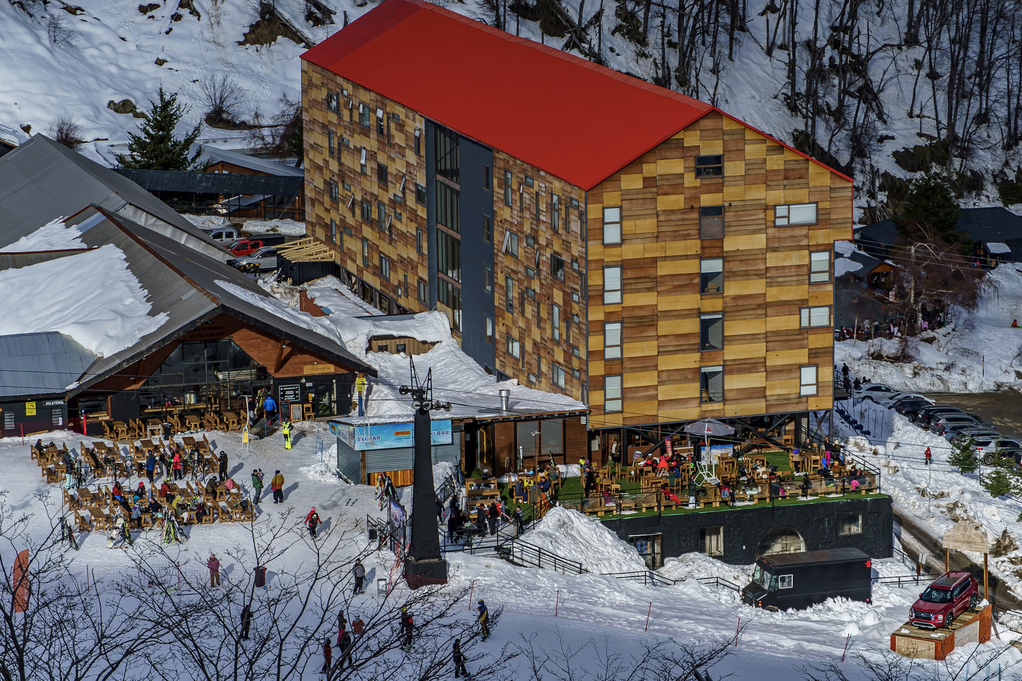 L'hôtel Alta Nevados. ©Nevados de Chillan