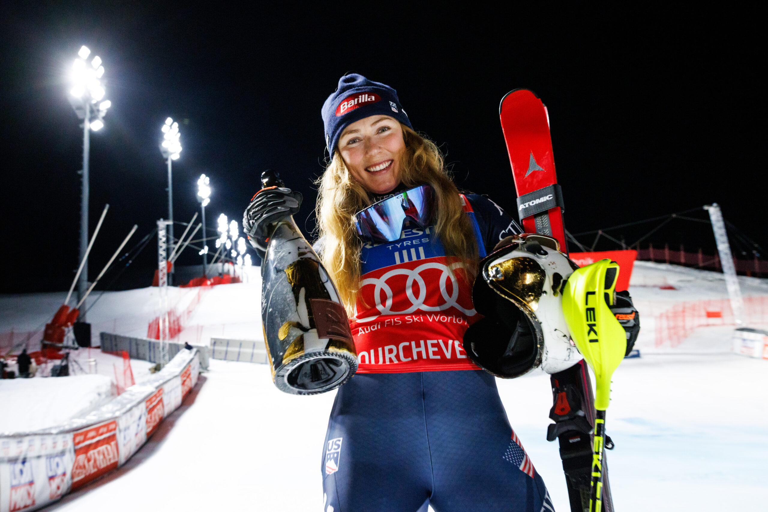 Mikaela Shiffrin, classe '95, 110 vittorie e 168 podi in Coppa del Mondo ©GEPA