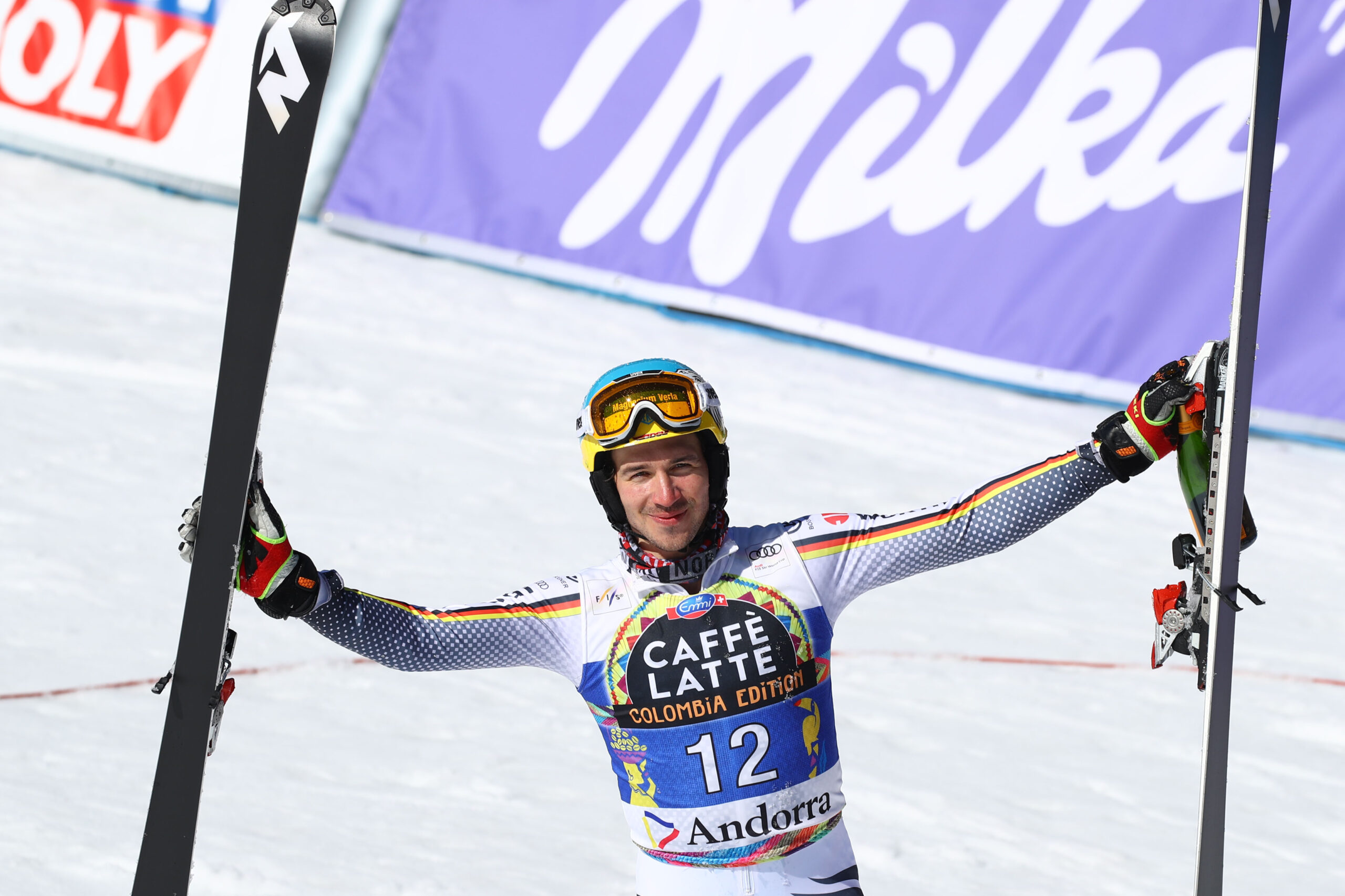 Felix Neureuther, tedesco, figlio d'arte, classe '84, 13 vittorie in Coppa del Mondo, nel giorno del suo "addio" allo sci, marzo 2019 ©Pentaphoto