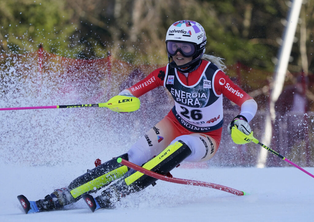 Aline Danioth, 7ª in slalom a Lienz 2019 come miglior risultato in Coppa del Mondo ©Pentaphoto