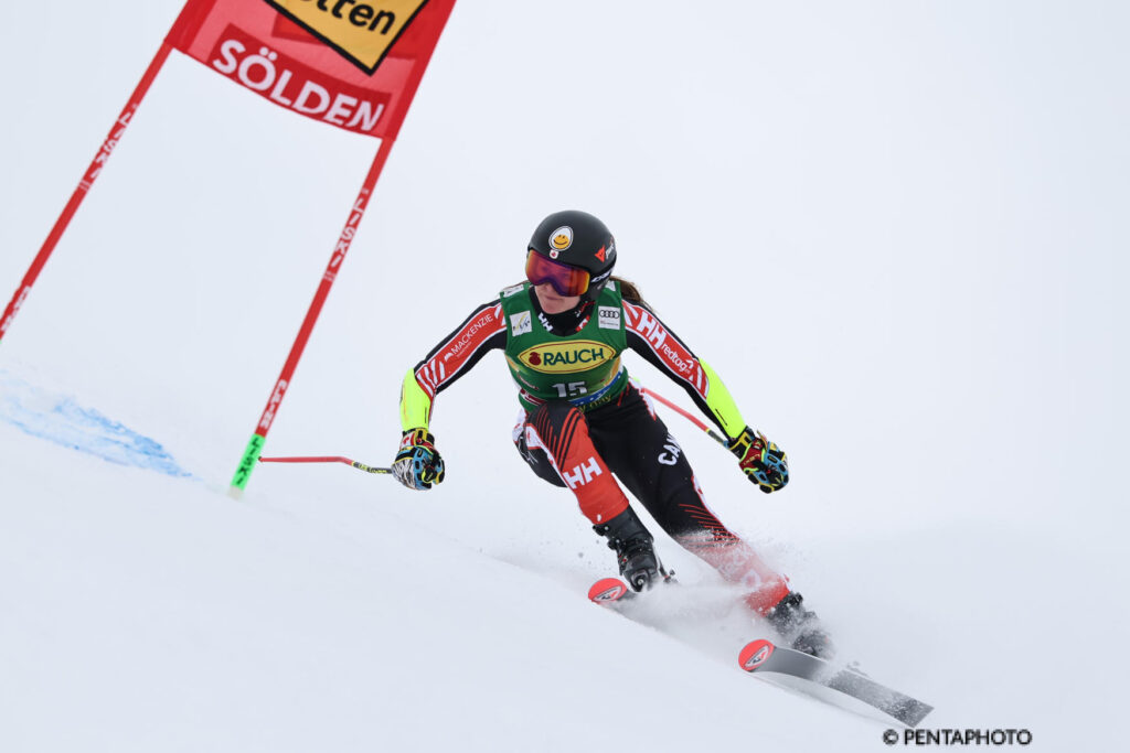 Valerie Grenier, due volte settima in carriera a Sölden ©Pentaphoto
