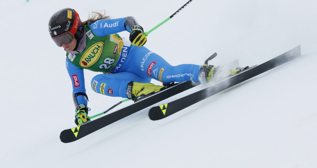 Lara Della Mea, 4ª in gigante ai Giochi di Milano-Cortina 2026. Comunque, il miglior risultato della carriera senior individualmente ©Pentaphoto