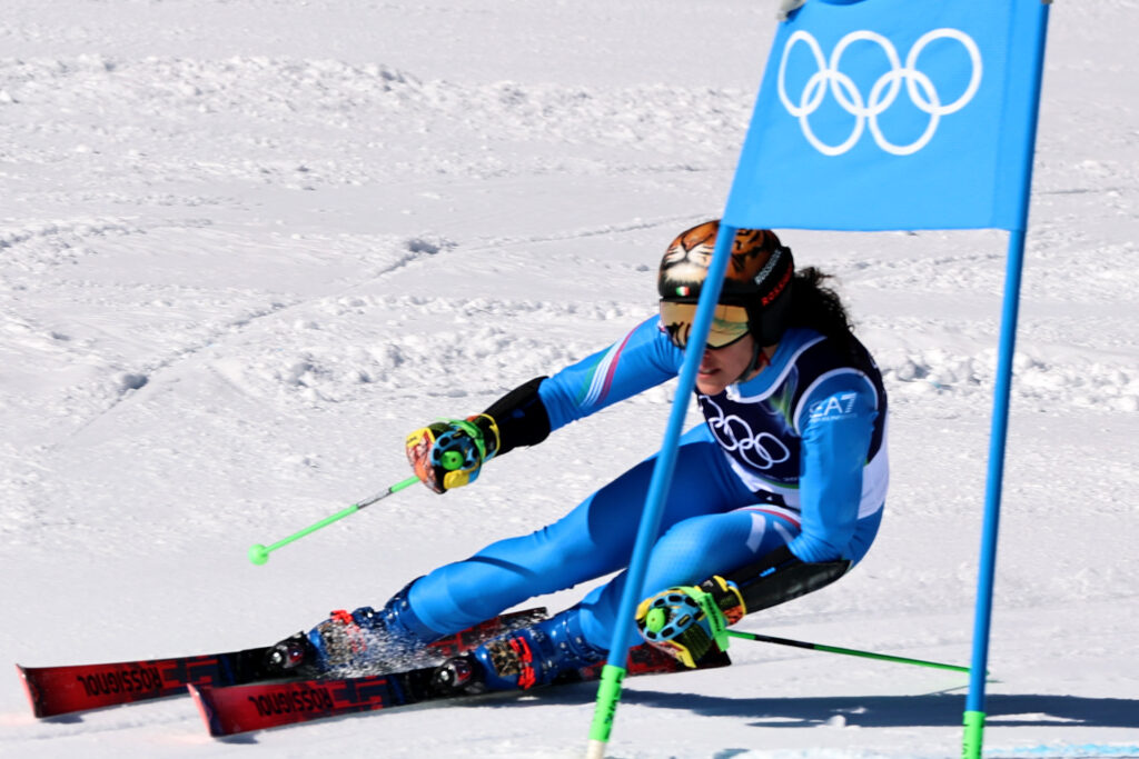 Federica Brignone, oro olimpico e mondiale in carica in slalom gigante ©Pentaphoto