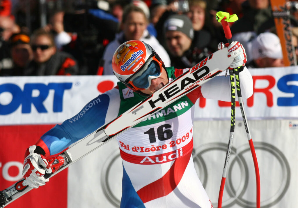 Didier Cuche, svizzero, classe 1974, 21 vittorie e 67 podi in Coppa del Mondo, 2° nella classifica generale 2011 ©Pentaphoto