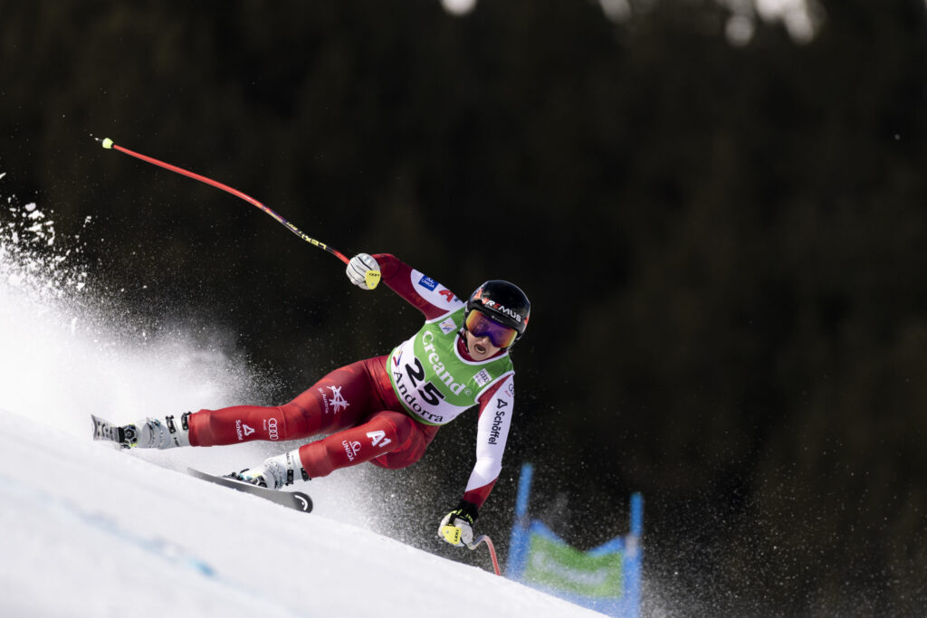 Nina Ortlieb, 2 ori ai Mondiali juniores, in gigante e in superG ©Pentaphoto