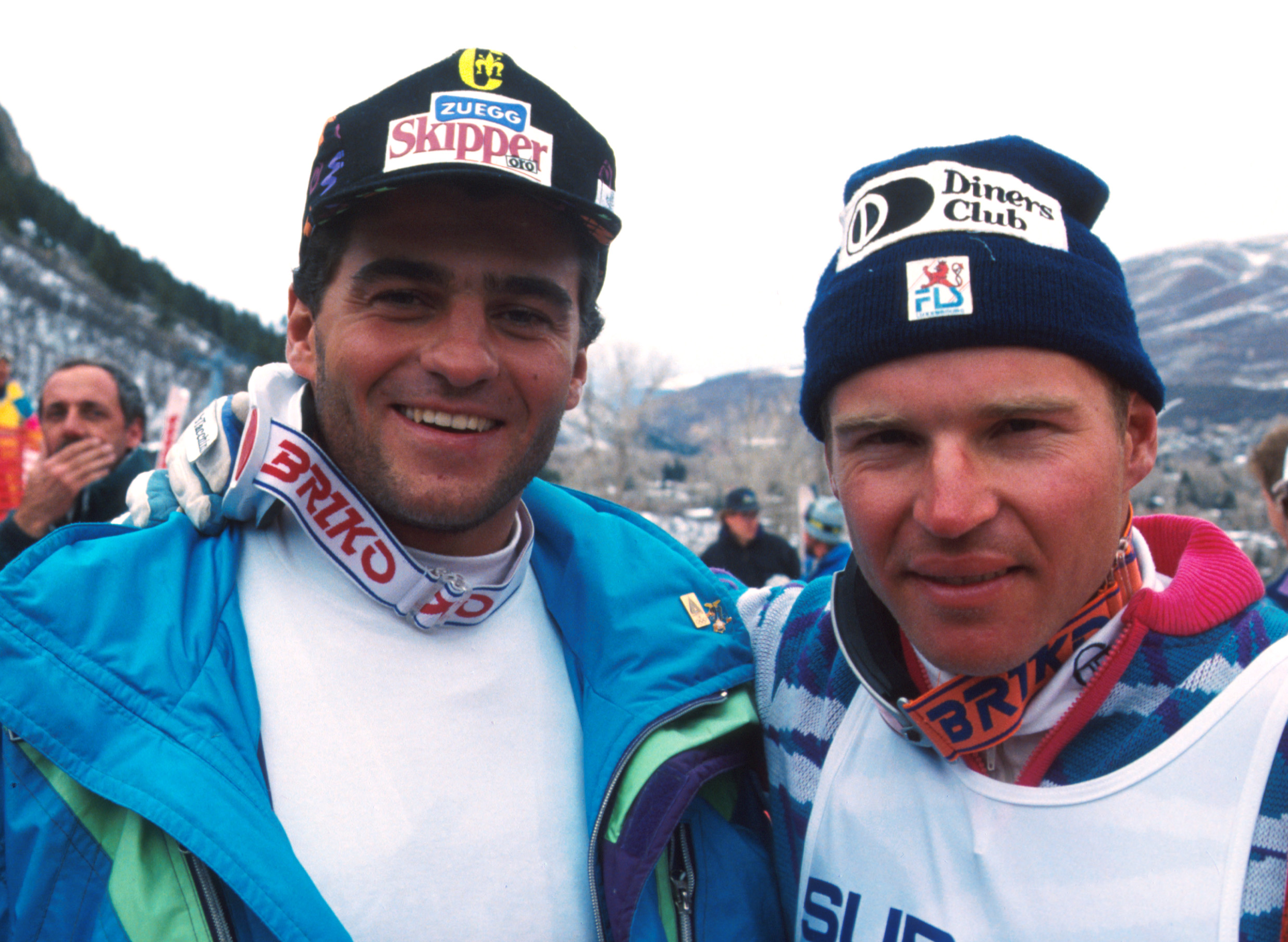 Alberto Tomba e Marc Girardelli. Non servono ulteriori commenti... ©Pentaphoto