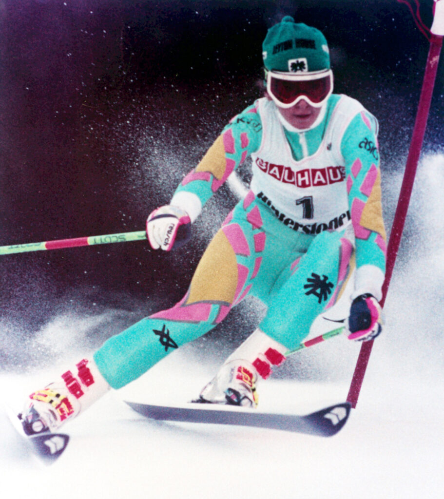 Anita Wachter, austriaca, classe 1967, un oro olimpico in combinata (1988) una Coppa del Mondo generale (1992-1993) ©Pentaphoto