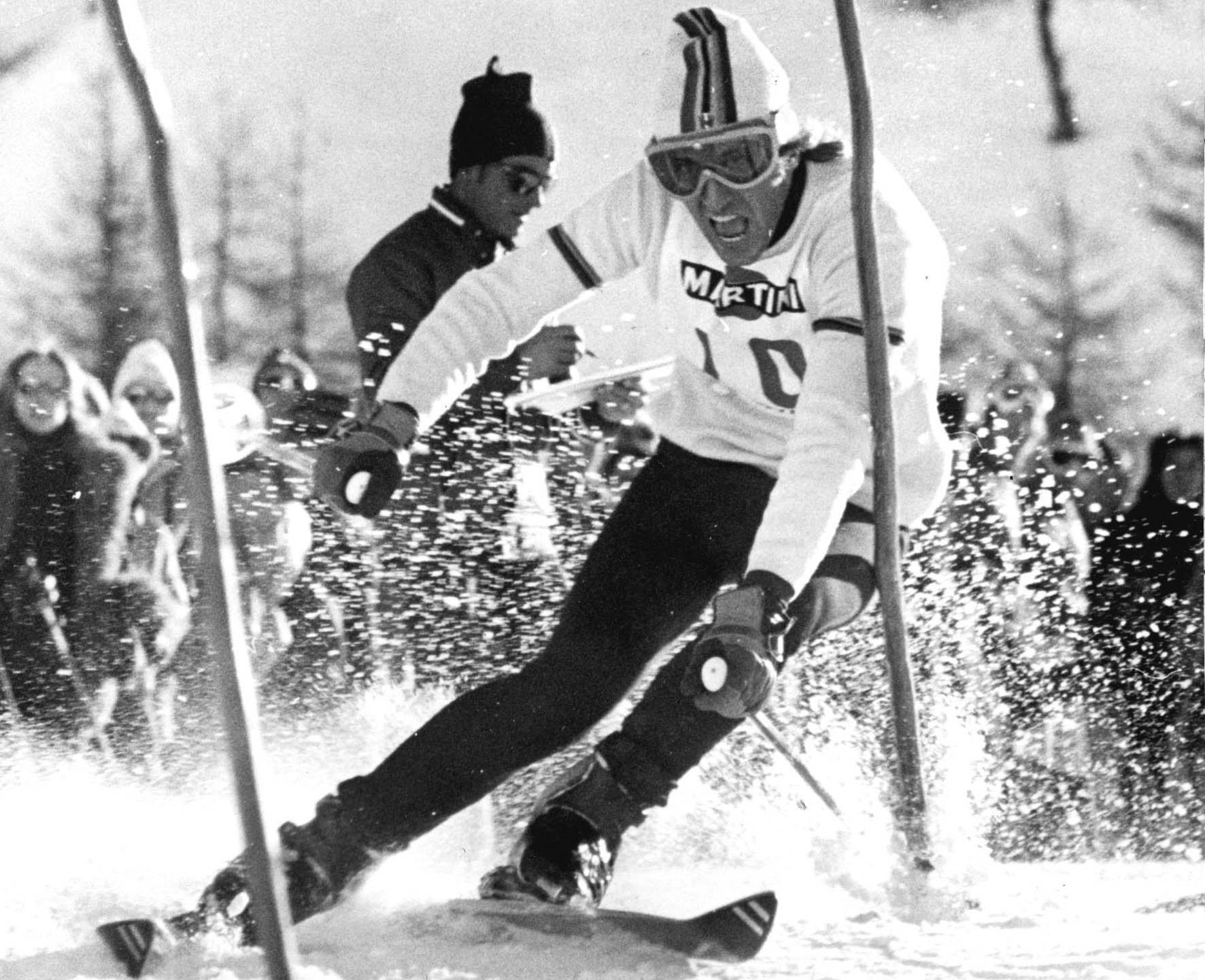 Jean-Noël Augert, francese, classe '49, 15 vittorie e 30 podi in Coppa del Mondo, oro mondiale in slalom a Val Gardena 1970 ©Pentaphoto