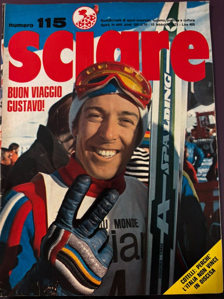 Copertina "Sciare" del 15 febbraio 1975