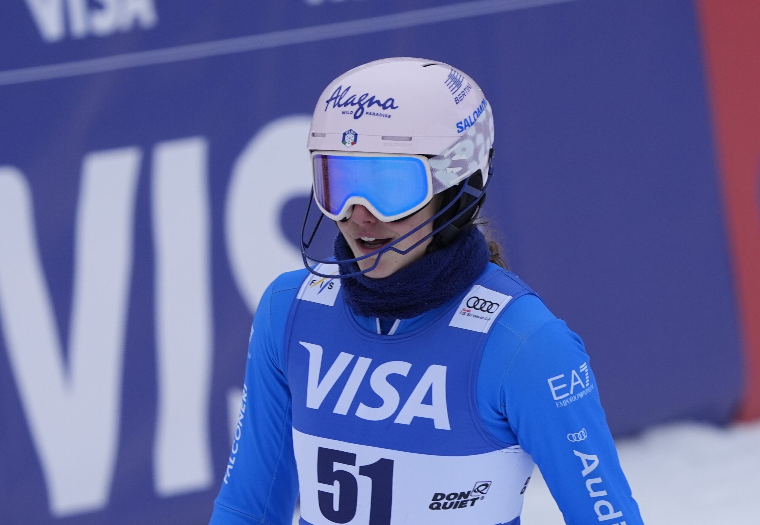 Emilia Mondinelli, 22 anni, nata a Brescia, ma cresciuta ad Alagna Valsesia (Vercelli). Farà l'esordio assoluto in gigante in Coppa del Mondo? ©Pentaphoto