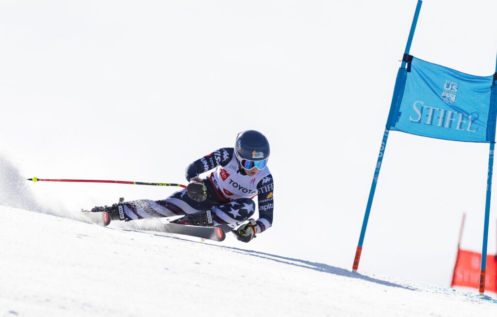 Logan Grosidier, anni, ha esordito in Coppa del Mondo nello slalom di Semmering dello scorso 28 dicembre uscendo nella prima manche ©USSkiTeam