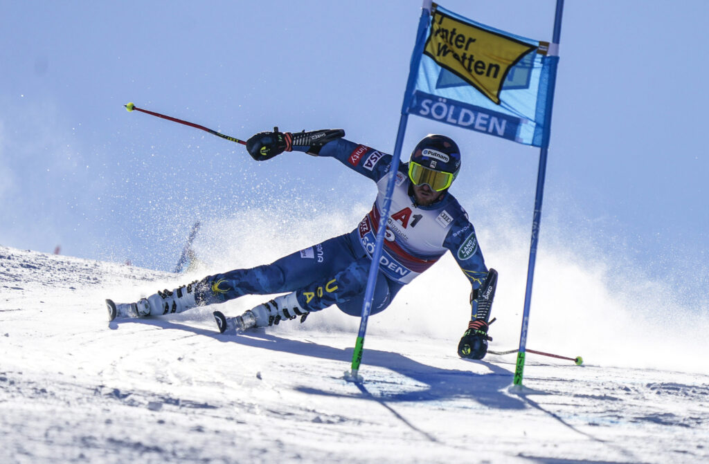 Ted Ligety, statunitense di Salt Lake City, classe 1984. In gigante vanta 5 coppe di specialità, 24 successi in Coppa del Mondo, 3 titoli mondiali (consecutivi), 1 olimpico! ©Pentaphoto