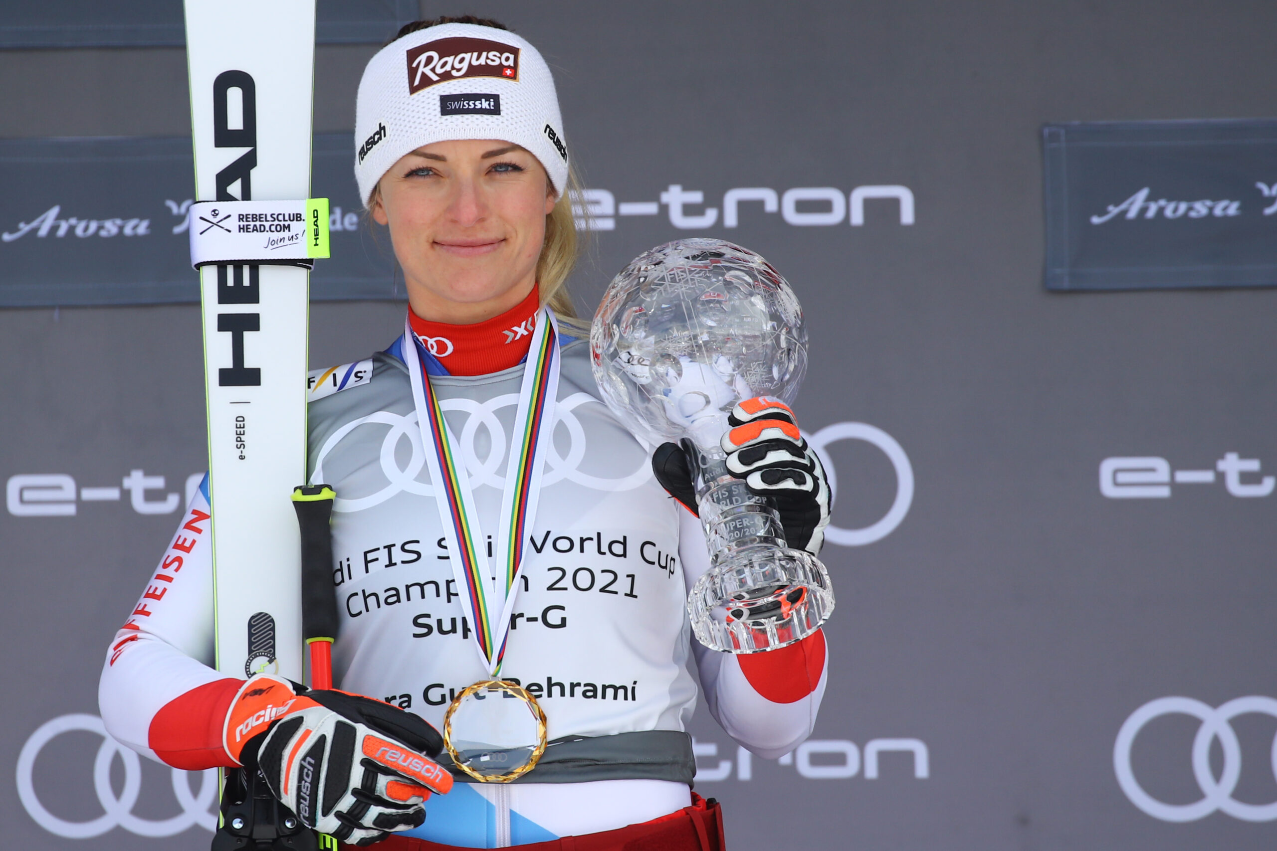 Lara Gut-Behrami, 48 vittorie in Coppa del Mondo, 2 ori mondiali, 1 olimpico, 2 coppe generali, 6 in superG, 1 in gigante ©Pentaphoto