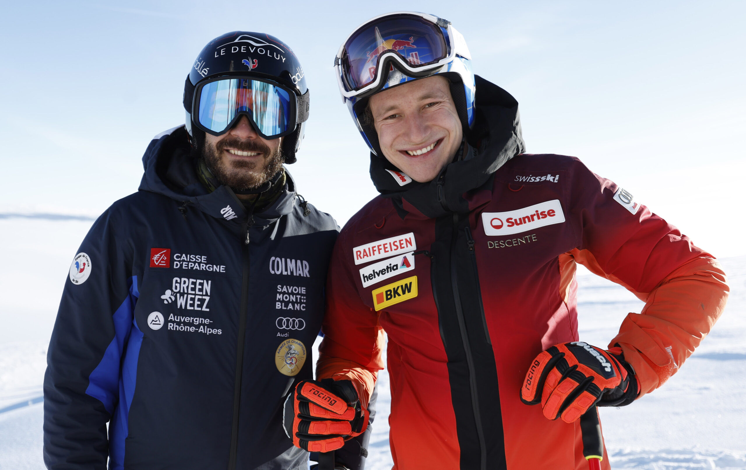 Sarrazin con Marco Odermatt ©Pentaphoto