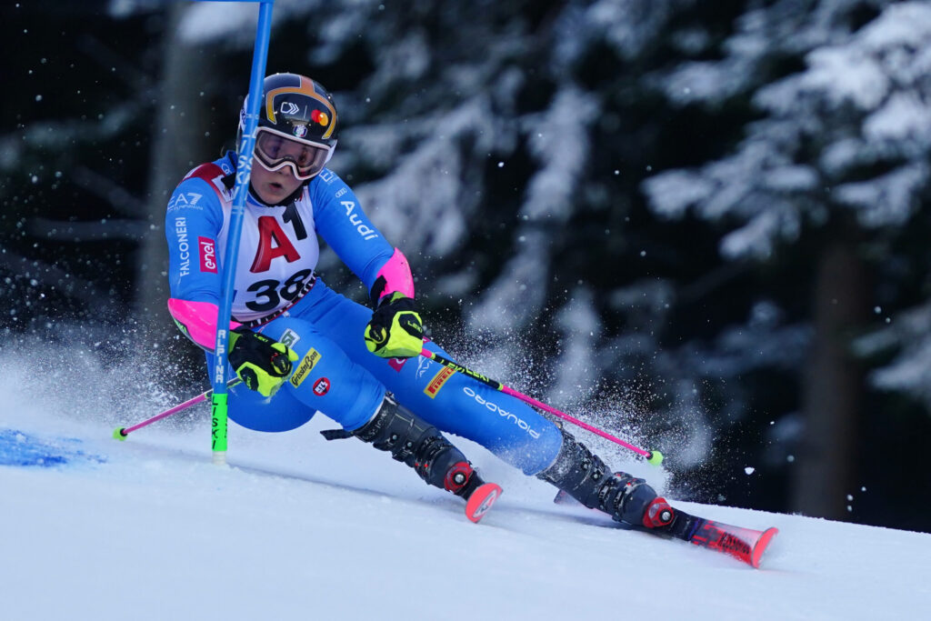 Giorgia Collomb, 19 anni, 31 gare disputate in Coppa del Mondo, quattro volte a punti ©Pentaphoto