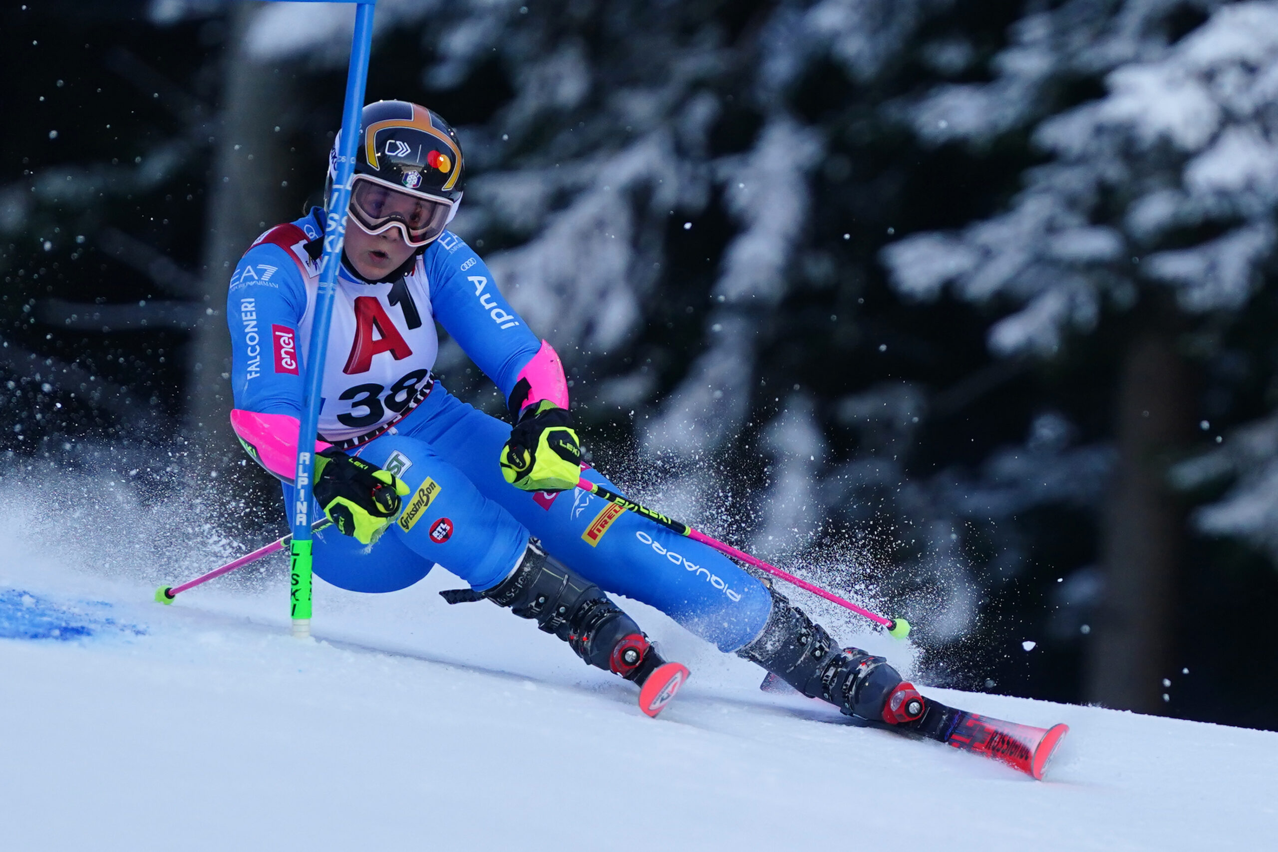 Giorgia Collomb, 19 anni, 31 gare disputate in Coppa del Mondo, quattro volte a punti ©Pentaphoto