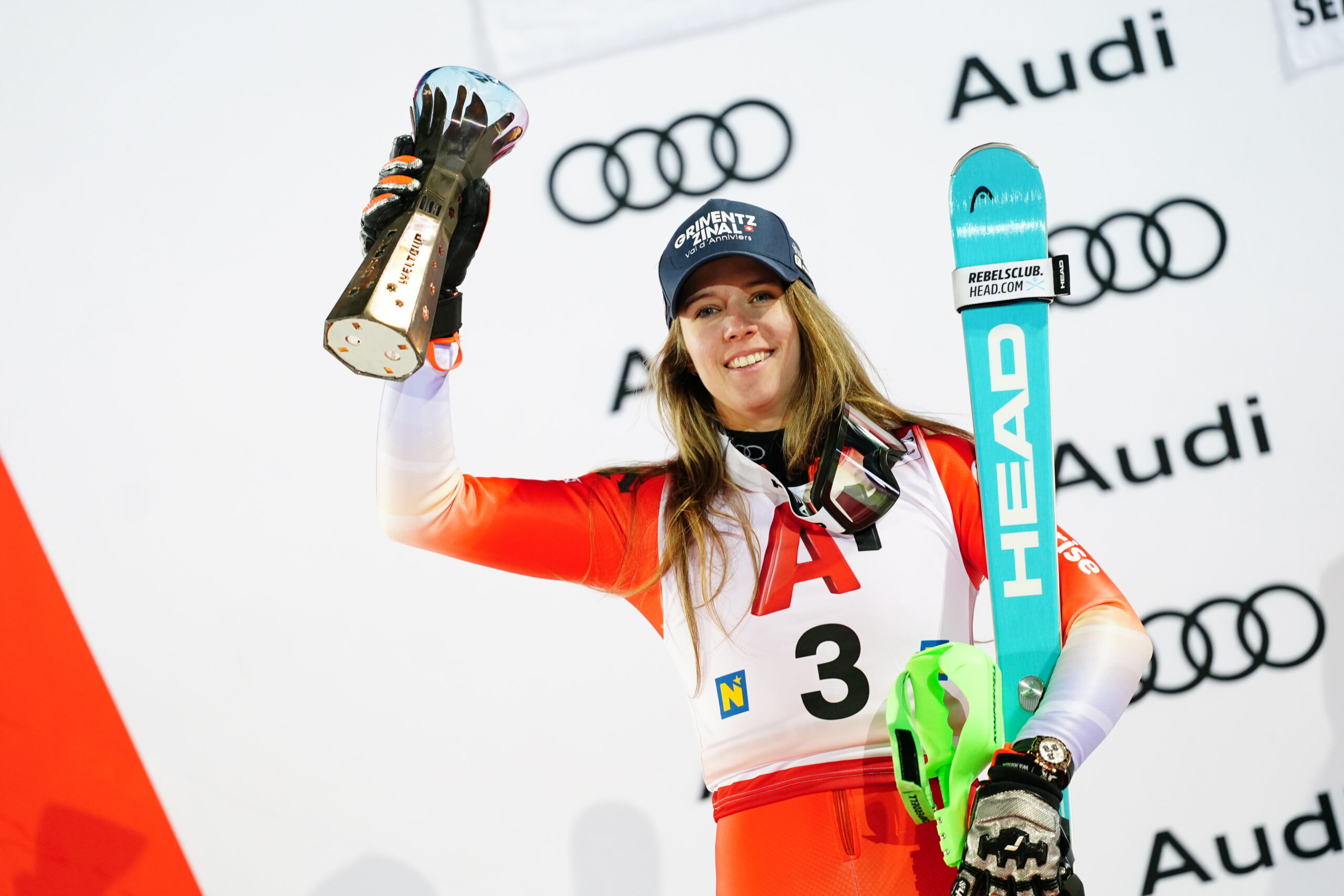 Camille Rast, svizzera, 27 anni, 4 vittorie e 12 podi in Coppa del Mondo ©Pentaphoto
