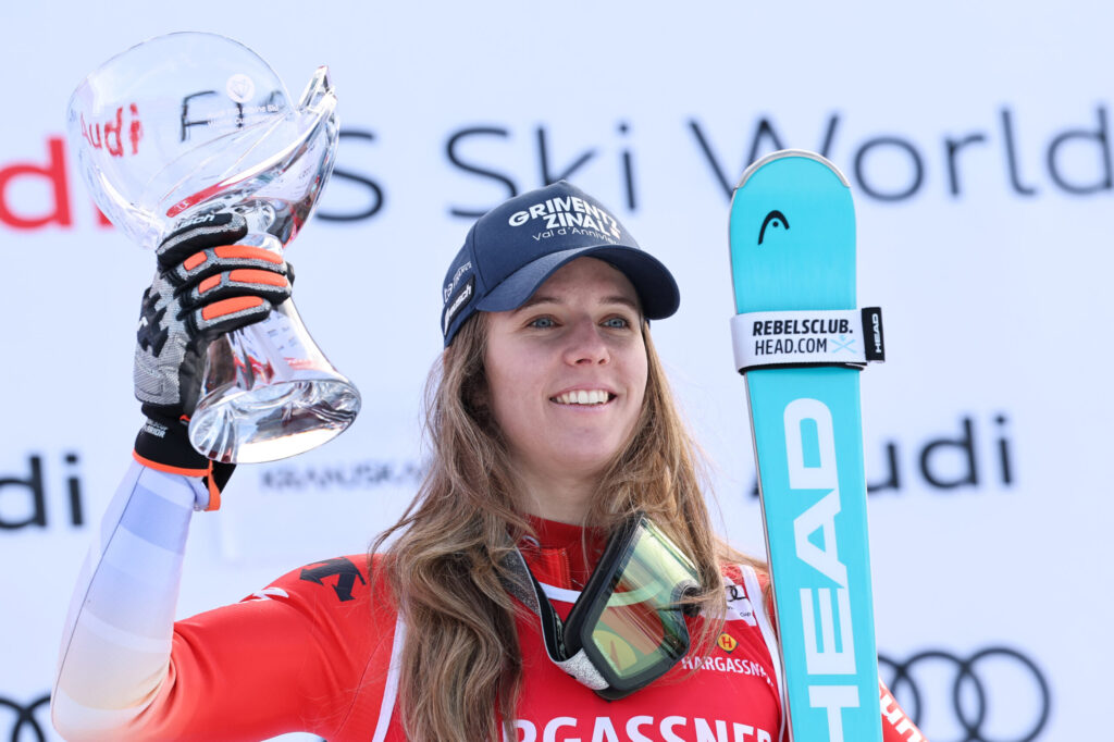 Camille Rast nel 2026 ha fatto doppietta gigante-slalom a Kranjska Gora ©Pentaphoto