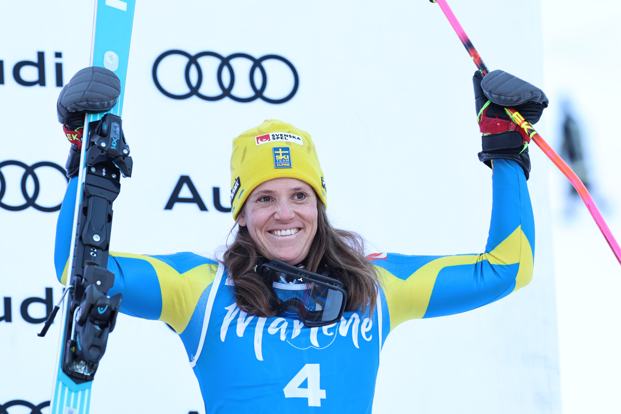 Sara Hector, svedese, 34 anni, 8 vittorie e 25 podi in Coppa del Mondo; 4 medaglie mondiali, curiosamente tutte nel Team Event! ©Pentaphoto