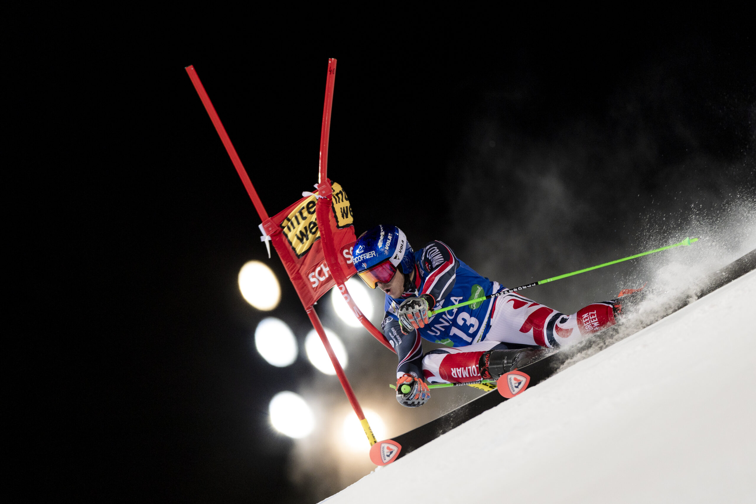 Léo Anguenot, 28 anni, di Annecy, sesto in gigante ai Giochi di Milano-Cortina 2026 ©Pentaphoto
