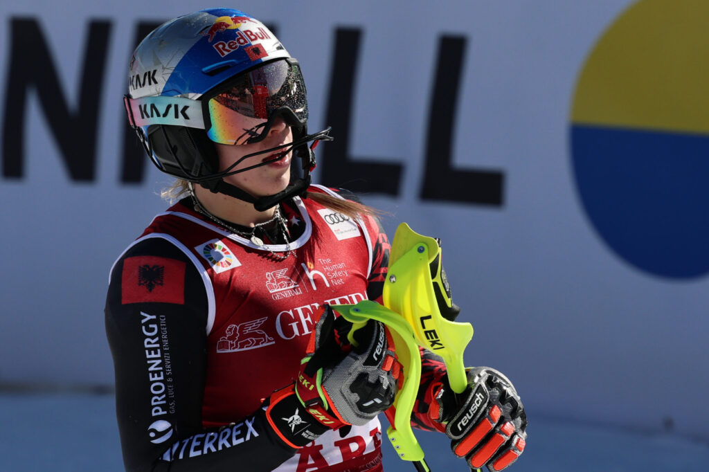 Lara Colturi, 19 anni, piemontese, già 7 podi in Coppa del Mondo. Gareggia per l'Albania ©Pentaphoto