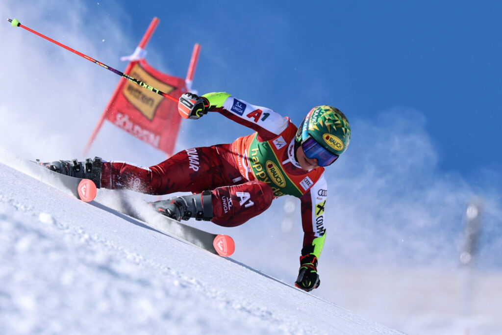 Julia Scheib, vincitrice a Sölden nel 2025 ©Pentaphoto