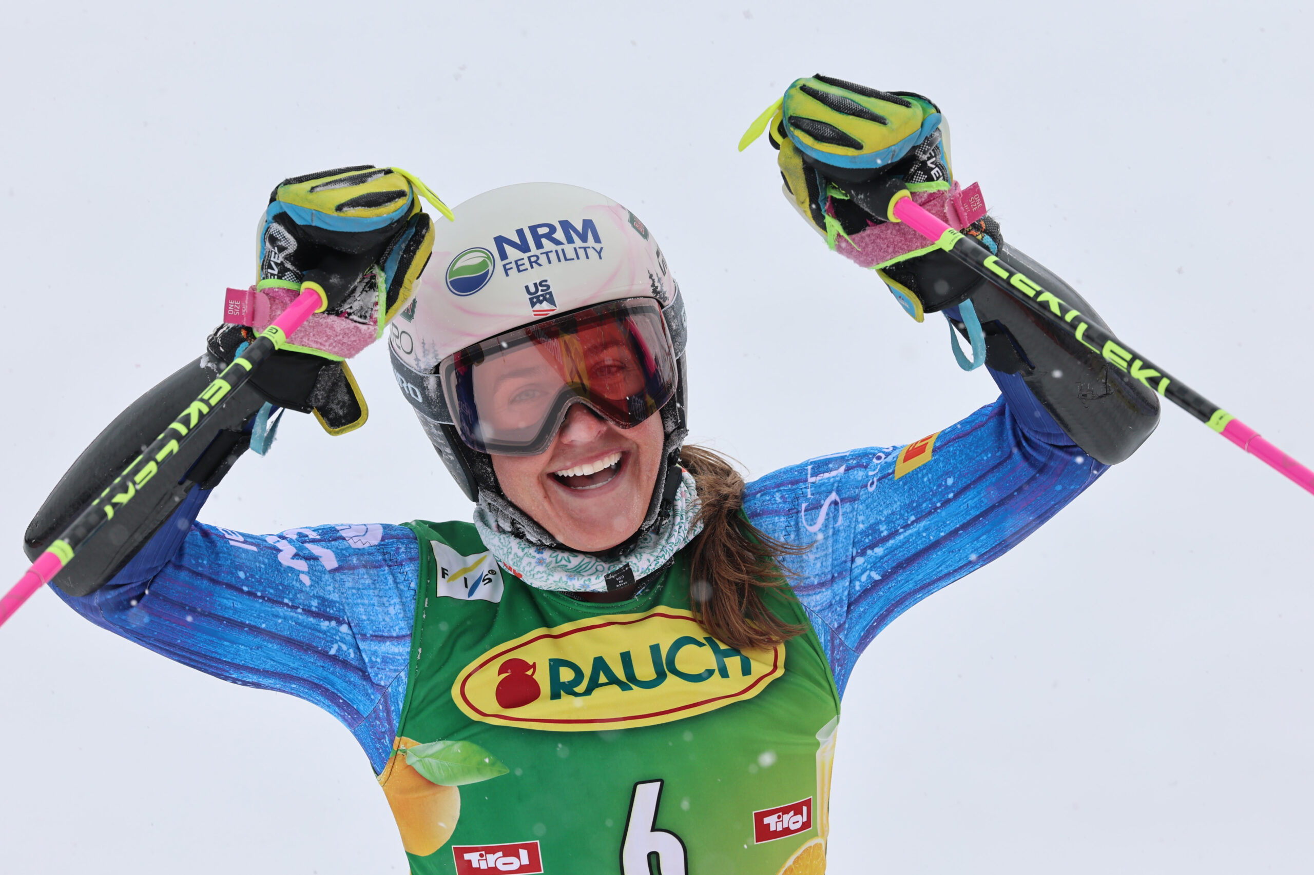 Paula Moltzan: a 32 anni 6 mesi e 17 giorni è diventata l'atleta più anziana della storia a vincere la sua 1ª gara in Coppa del Mondo ©Pentaphoto