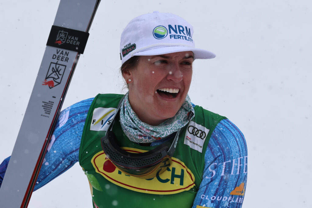 Paula Moltzan, statunitense, 11 podi con 1 vittoria in Coppa del Mondo ©Pentaphoto