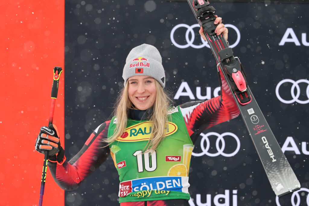 Lara Colturi, 19 anni, otto podi in Coppa del Mondo. È passata da Blizzard/Tecnica a HEAD ufficialmente dal 1° luglio ©Pentaphoto